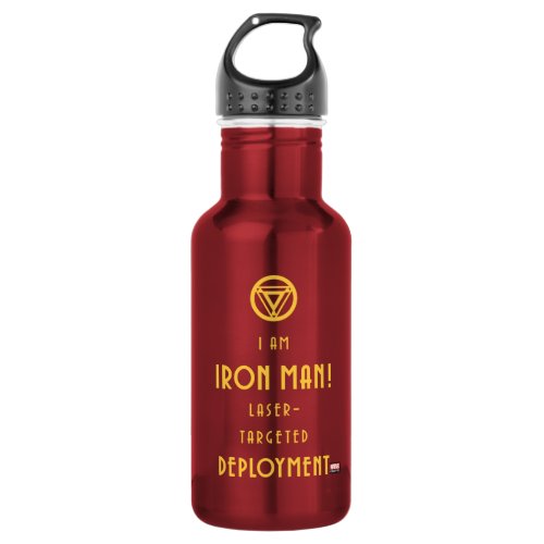 Avengers Classics  Iron Man Typography Stainless Steel Water Bottle