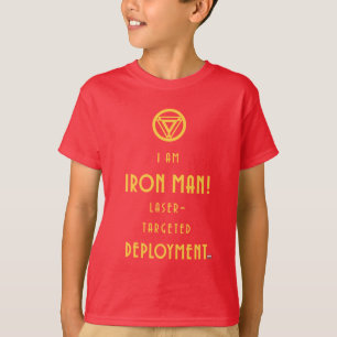 Avengers Classics Iron Man Typography T-Shirt