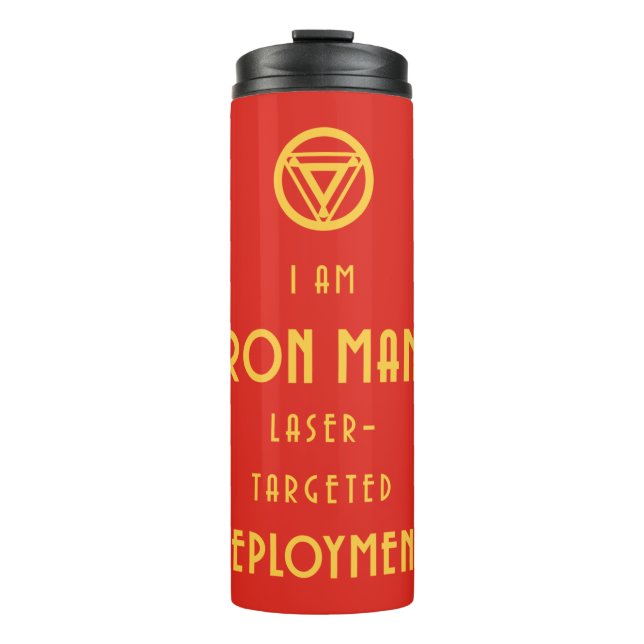 Avengers Classics | Iron Man Typography Thermal Tumbler (Front)