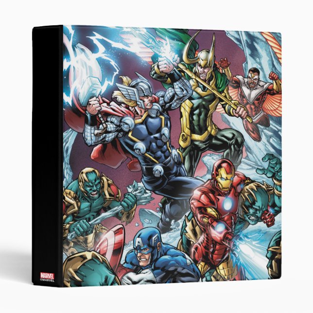 Avengers Classics | Loki And Frost Giants Binder (Front/Spine)
