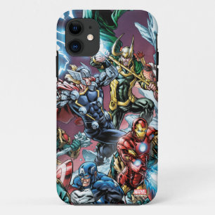 Avengers Classics   Loki And Frost Giants iPhone 11 Case