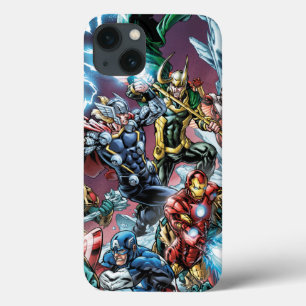 Avengers Classics Loki And Frost Giants iPhone 13 Case
