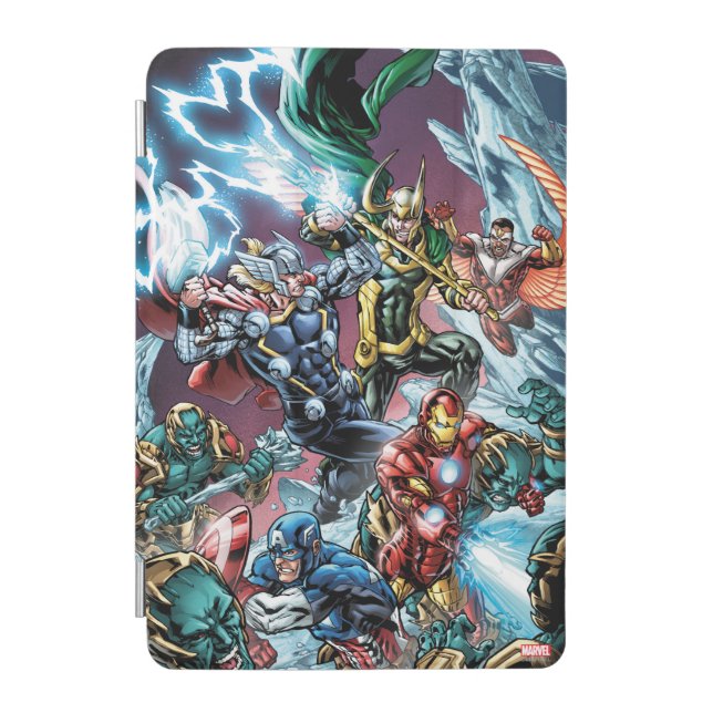 Avengers Classics | Loki And Frost Giants iPad Mini Cover (Front)