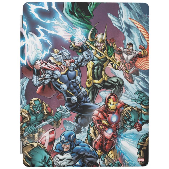 Avengers Classics | Loki And Frost Giants iPad Smart Cover (Front)