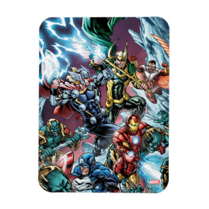 Avengers Classics Loki And Frost Giants Magnet