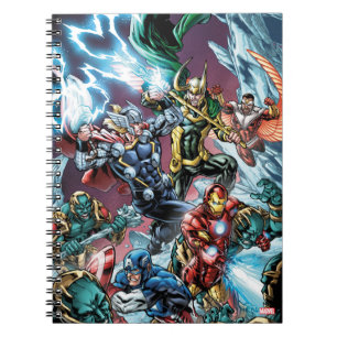 Avengers Classics Loki And Frost Giants Notebook