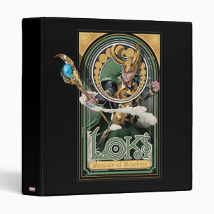 Avengers Classics   Loki: Master of Mischief 3 Ring Binder