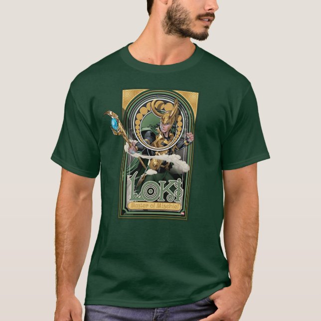 Avengers Classics | Loki: Master of Mischief T-Shirt (Front)