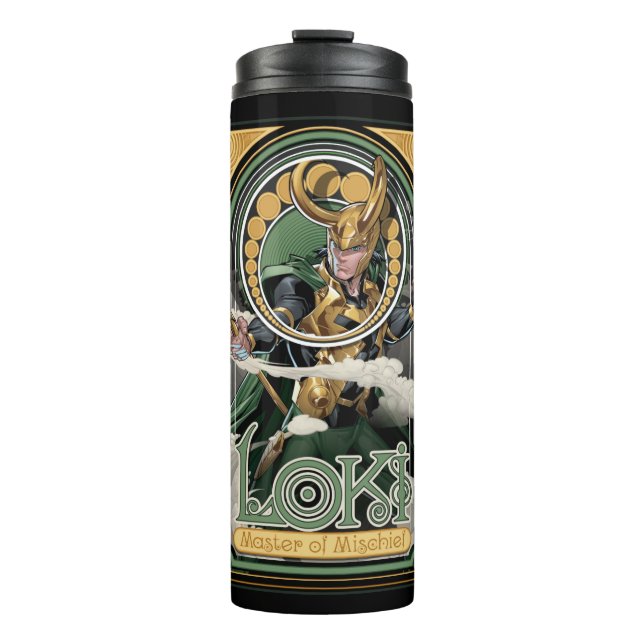 Avengers Classics | Loki: Master of Mischief Thermal Tumbler (Front)