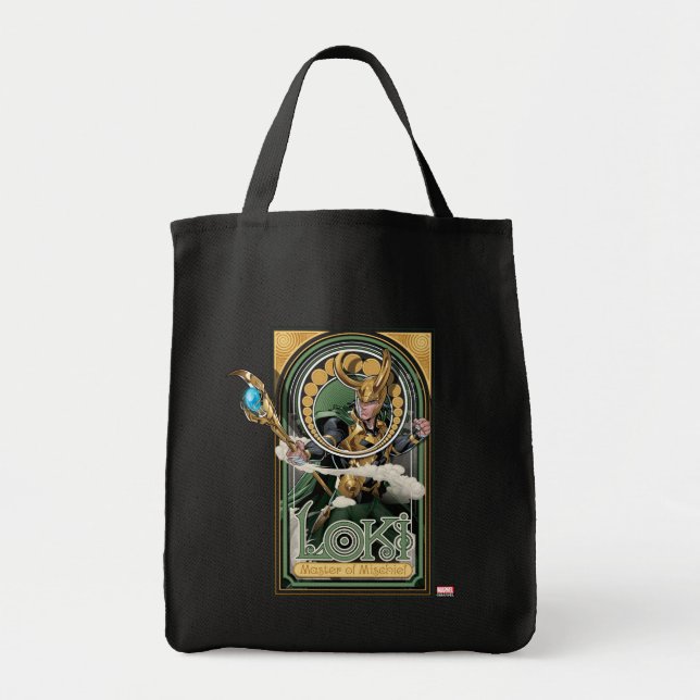 Avengers Classics | Loki: Master of Mischief Tote Bag (Front)