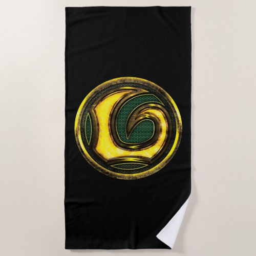 Avengers Classics  Loki Symbol Beach Towel