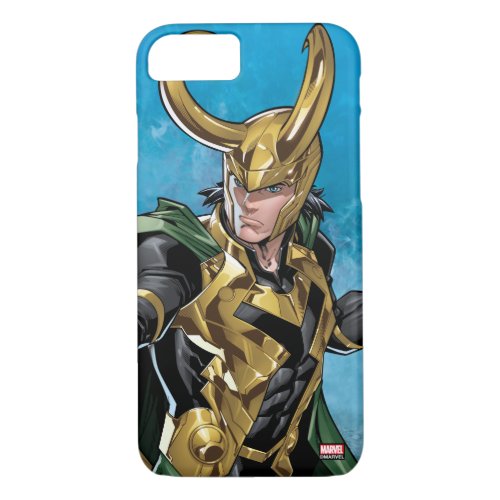 Avengers Classics  Loki With Staff iPhone 87 Case
