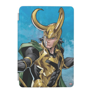 Avengers Classics   Loki With Staff iPad Mini Cover