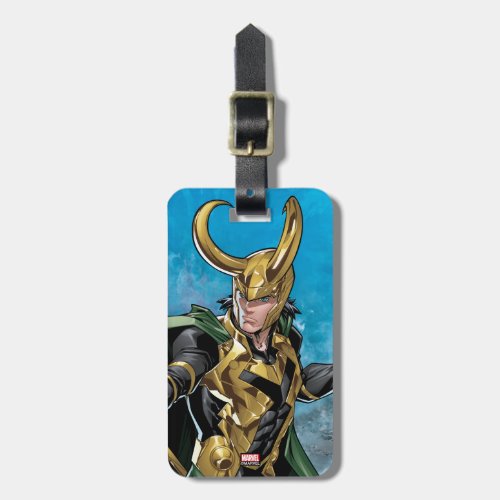 Avengers Classics  Loki With Staff Luggage Tag