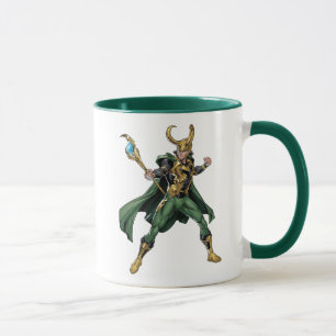 Avengers Classics   Loki With Staff Mug