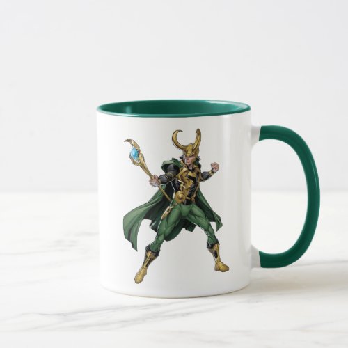 Avengers Classics  Loki With Staff Mug