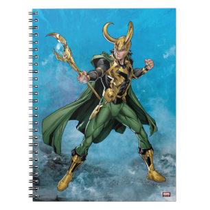 Avengers Classics   Loki With Staff Notebook