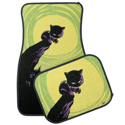 Avengers Classics  Mini Black Panther On Cliff Car Floor Mat