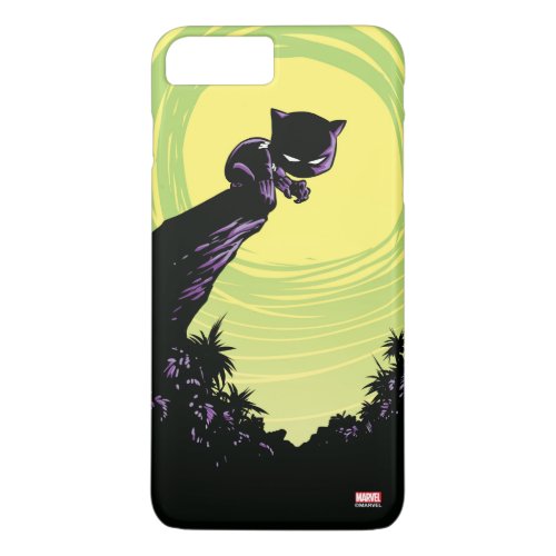 Avengers Classics  Mini Black Panther On Cliff iPhone 8 Plus7 Plus Case