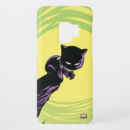 Avengers Classics  Mini Black Panther On Cliff Case_Mate Samsung Galaxy S9 Case