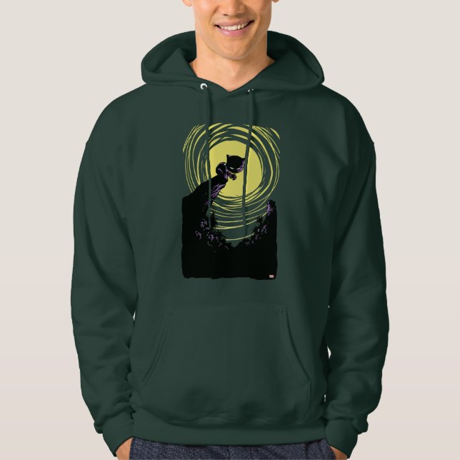 Avengers Classics | Mini Black Panther On Cliff Hoodie (Front)