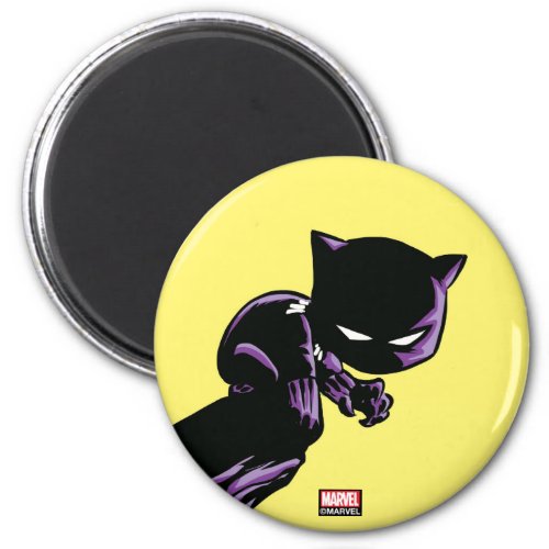 Avengers Classics  Mini Black Panther On Cliff Magnet