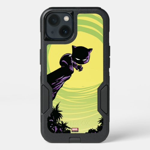 Avengers Classics  Mini Black Panther On Cliff iPhone 13 Case