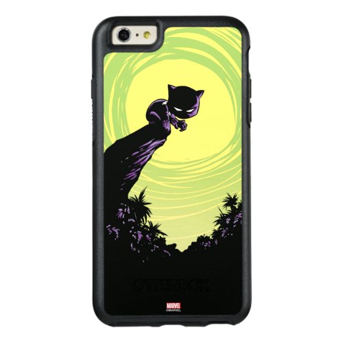 Avengers Classics  Mini Black Panther On Cliff OtterBox iPhone 66s Plus Case