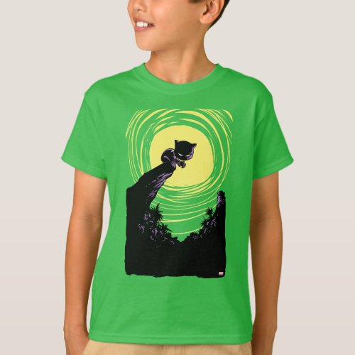 Avengers Classics  Mini Black Panther On Cliff T_Shirt