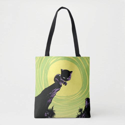 Avengers Classics  Mini Black Panther On Cliff Tote Bag