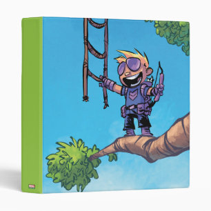 Avengers Classics   Mini Hawkeye In Tree 3 Ring Binder