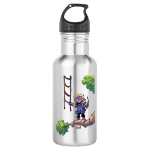 Avengers Classics Mini Hawkeye In Tree Stainless Steel Water Bottle