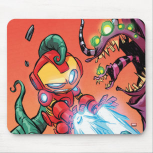 Avengers Classics   Mini Iron Man Blasting Monster Mouse Pad