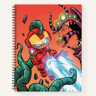 Avengers Classics Mini Iron Man Blasting Monster Notebook