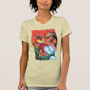 Avengers Classics   Mini Iron Man Blasting Monster T-Shirt