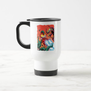 Avengers Classics   Mini Iron Man Blasting Monster Travel Mug
