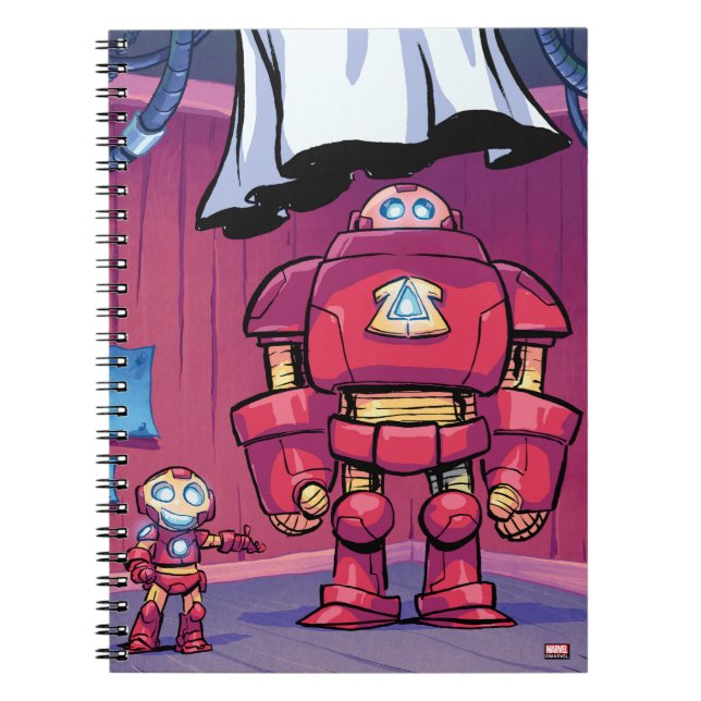 Avengers Classics | Mini Iron Man & Hulkbuster Notebook (Front)