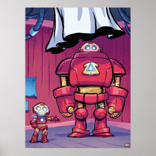 Avengers Classics Mini Iron Man & Hulkbuster Poster