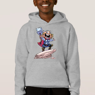 Avengers Classics   Mini Thor With Mjolnir Hoodie