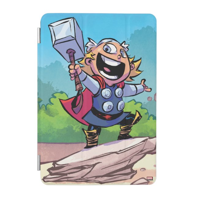 Avengers Classics | Mini Thor With Mjolnir iPad Mini Cover (Front)