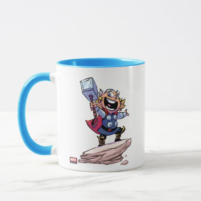 Avengers Classics | Mini Thor With Mjolnir Mug (Left)