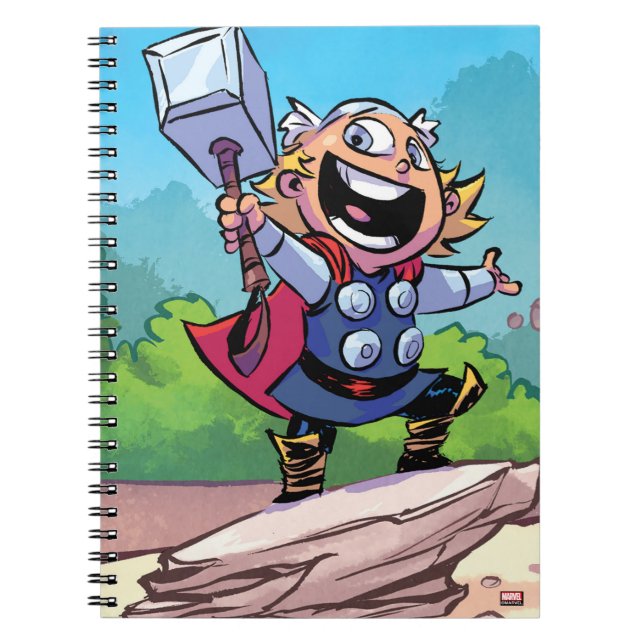 Avengers Classics | Mini Thor With Mjolnir Notebook (Front)