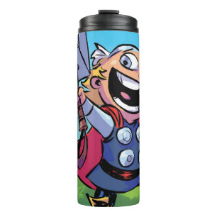 Avengers Classics   Mini Thor With Mjolnir Thermal Tumbler