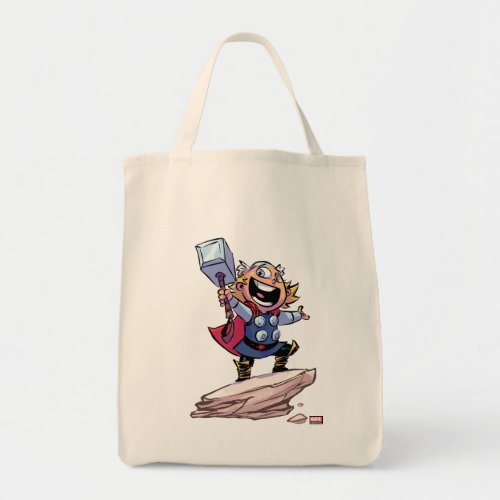Avengers Classics  Mini Thor With Mjolnir Tote Bag