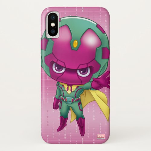 Avengers Classics  Mini Vision Character Art iPhone X Case