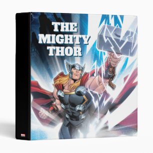 Avengers Classics   Mjolnir Channeling Lightning 3 Ring Binder