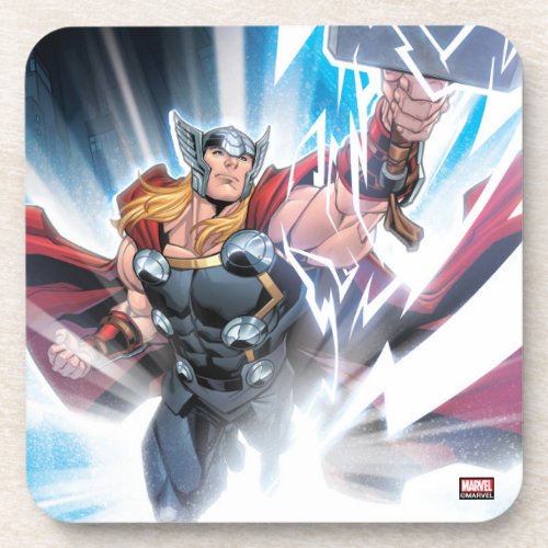 Avengers Classics  Mjolnir Channeling Lightning Beverage Coaster