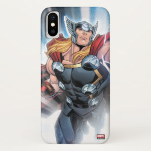 Avengers Classics   Mjolnir Channeling Lightning iPhone X Case