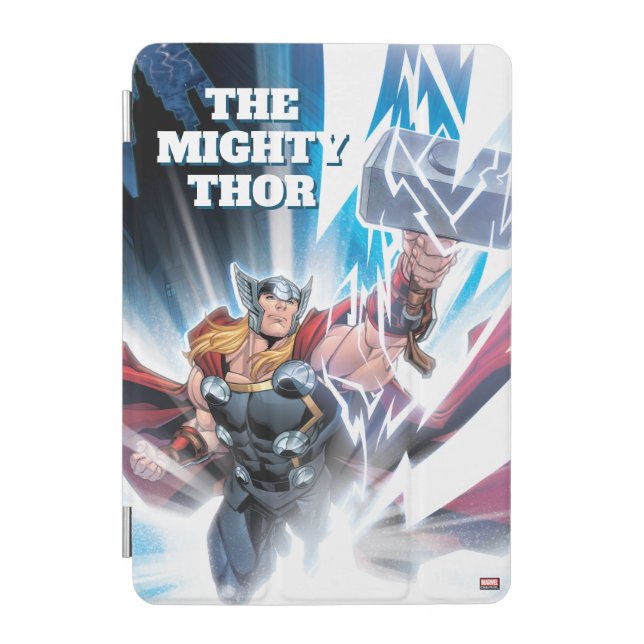 Avengers Classics | Mjolnir Channeling Lightning iPad Mini Cover (Front)
