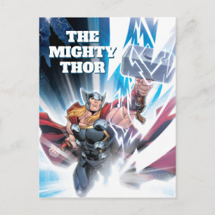Avengers Classics Mjolnir Channeling Lightning Postcard